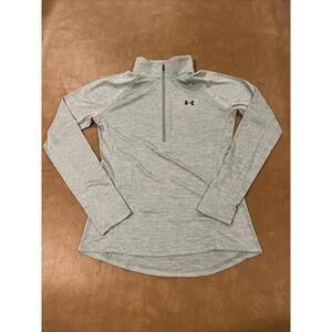 Under Armour Tech 1/2 Zip Twist Loose Heat Gear Shirt (Women’s Medium) Green